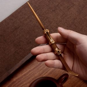 Best Traditional Handmade Vintage Brass Dual Use Pu-erh Tea Cake Needle