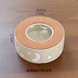 Black And White Star Moon Theme Ceramic Teapot Warmers For Sale