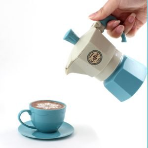 Blue Plastic Safe Pretend Child Afternoon Coffee Tea Party Set With Dessert Stand