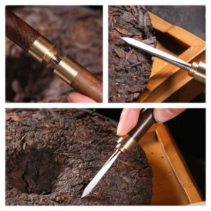 Chinese Antique Blackwood And Rosewood Traditional Tea Ceremony Knife For Sale