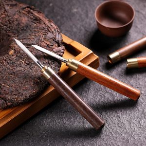 Chinese Antique Blackwood And Rosewood Traditional Tea Ceremony Knife For Sale