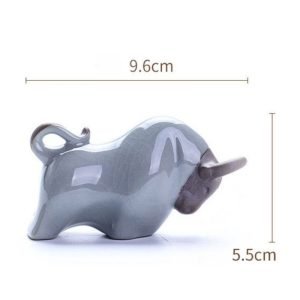 Chinese Ge Kiln And Ru Kiln Mini Ox Chinese Tea Pets Gongfu Tea Accessories