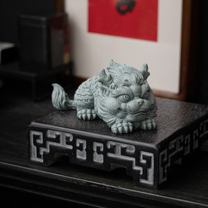 Chinese Tea Ceremony Blue Sandstone Chinese Kirintea Pet Have Good Meaning