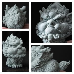 Chinese Tea Ceremony Blue Sandstone Chinese Kirintea Pet Have Good Meaning