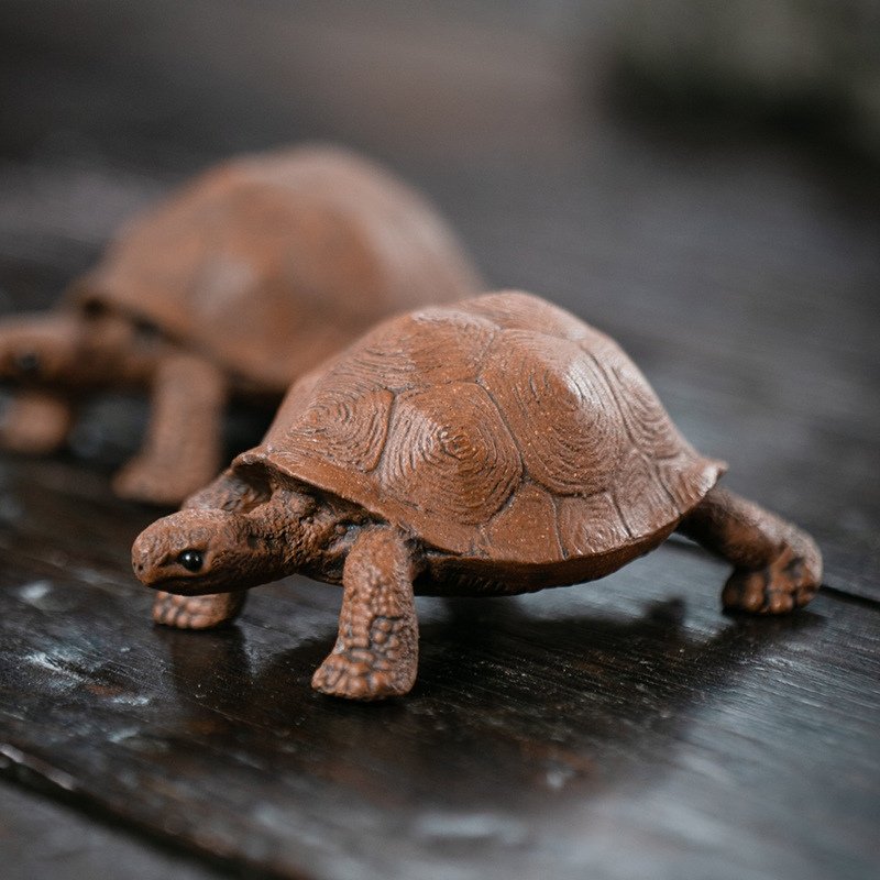 Chinese Traditional Gongfu Old Tea Pet Yixing Purple Clay Turtle Have Good Meanig Chinese Traditional Gongfu Old Tea Pet Yixing Purple Clay Turtle Have Good Meanig