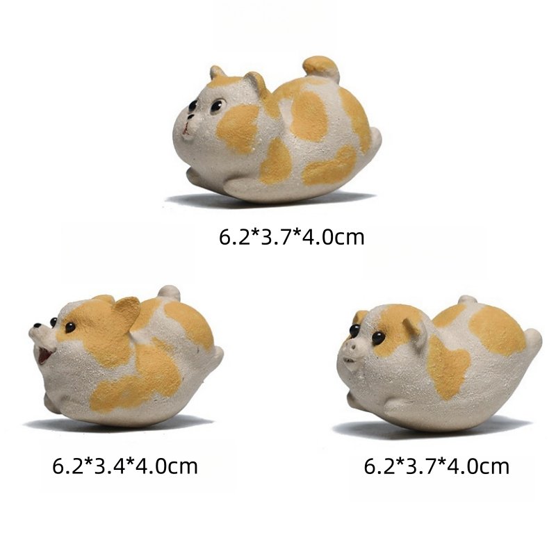 Creative Handmade Cute Running Small Animal Purple Clay Tea Pets For Sale Creative Handmade Cute Running Small Animal Purple Clay Tea Pets For Sale