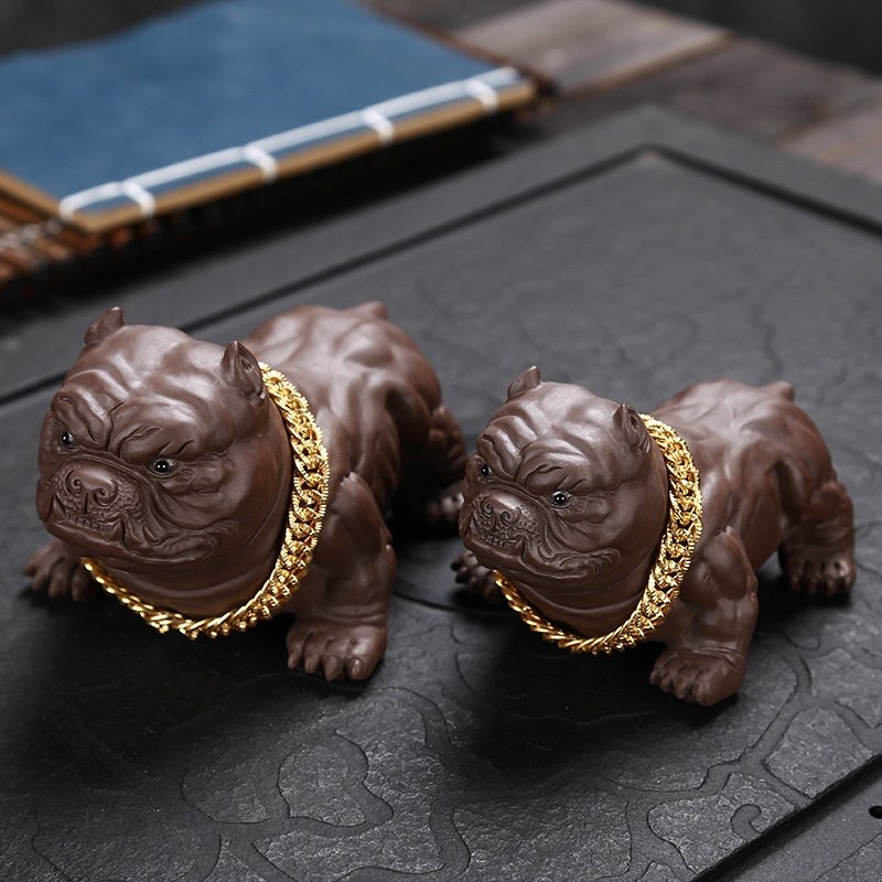 Creative Large And Small Purple Clay Prosperity Traditional Gongfu Dog Tea Pets For Sale Creative Large And Small Purple Clay Prosperity Traditional Gongfu Dog Tea Pets For Sale