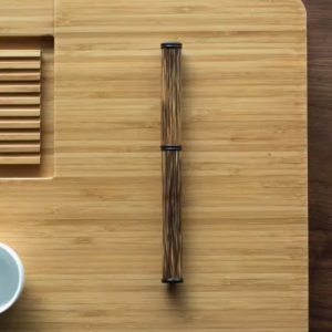 Creative Pen Shaped Bamboo And Stainless Steel Tea Cake Needle For Sale