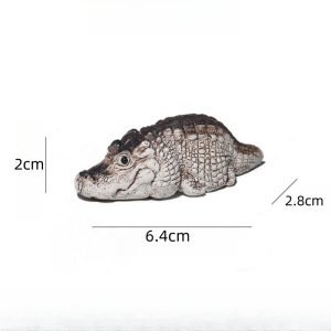 Cute Crouching Crocodile Traditional Zisha Tea Pet Chinese Desk Decoration For Sale