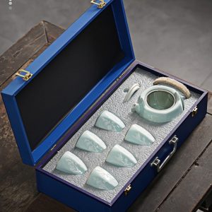 Embossed Plum Authentic Japanese Traditional Porcelain Tea Set Antique