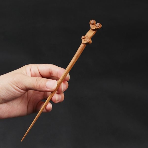 Hand Caving Antique Pattern Chinese Bamboo Tea Cake Needles For Sale