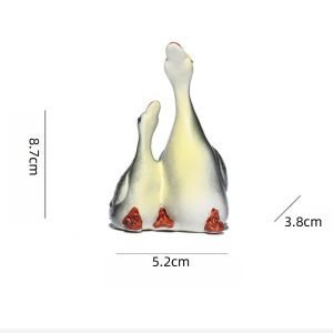 Handmade Yixing Purple Clay Color Changing Cute Swan Gongfu Tea Pet Gongfu Tea Accessories