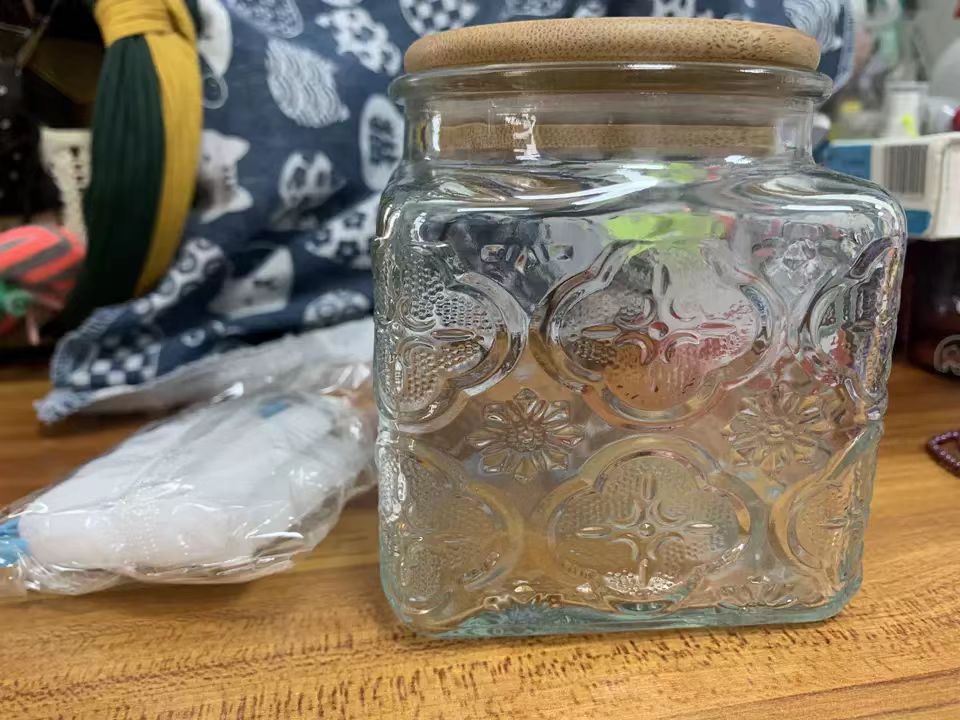 I Bought This Glass Mason Jar As A Gift For A Friend Who Loves To Organize Her Kitchen