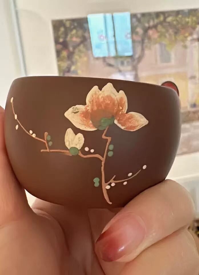 I Just Received This Adorable Little Purple Clay Tea Cup And I’m Absolutely In Love!