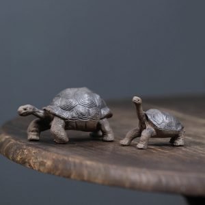 Large And Small Handmade Yixing Purple Clay Mini Traditional Chinese Turtle Tea Pet