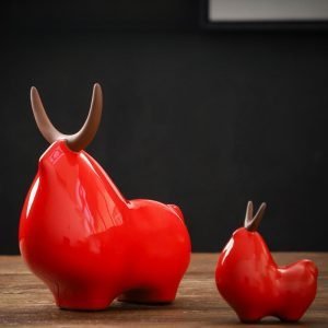 Large And Small Traditional Chinese Gongfu Cute Red Calf Tea Pets China For Sale