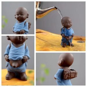 Personalized Chinese Zen Pee Pee Boy Yixing Purple Clay Gongfu Tea Pet Table Decoration