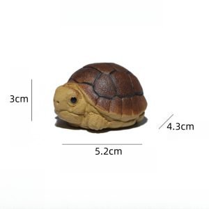 Purple Clay Cute Mini Turtle Traditional Chinese Tea Pet In Chinese Gongfu Tea Accessories