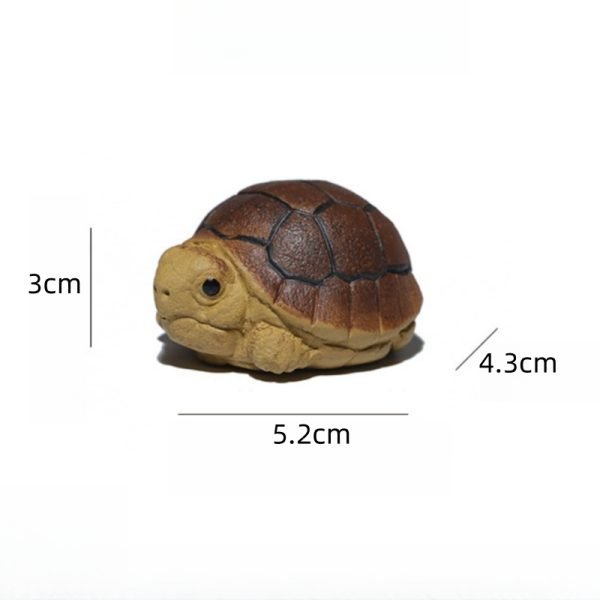Purple Clay Cute Mini Turtle Traditional Chinese Tea Pet In Chinese Gongfu Tea Accessories