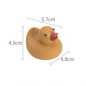 Purple Clay Gongfu Funny Cute Little Yellow Duck Tea Pet Chinese