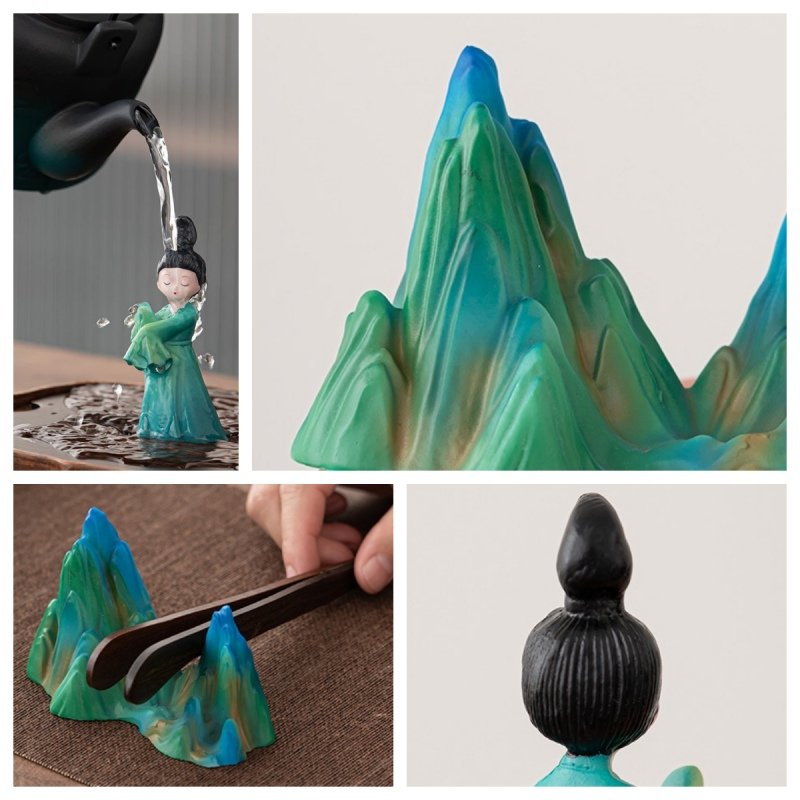 Resin Chinese Traditional Paintings Color Changing Gongfu Tea Pet For Sale Resin Chinese Traditional Paintings Color Changing Gongfu Tea Pet For Sale