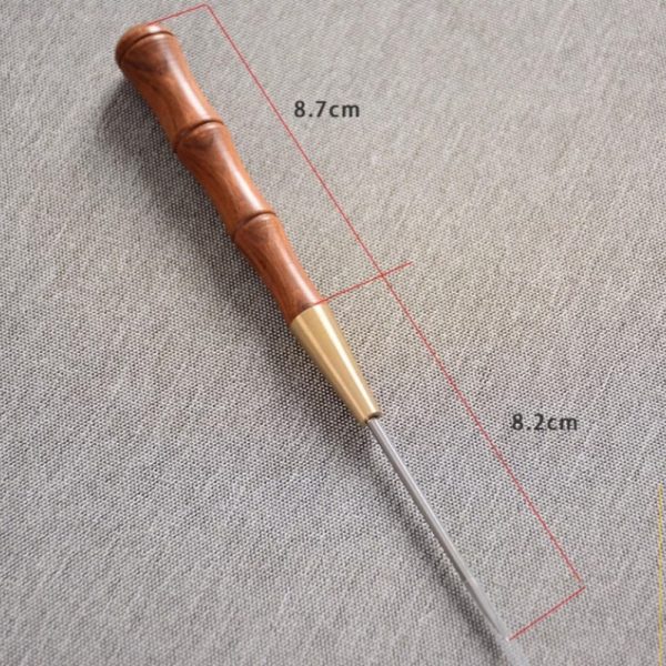 Rosewood And Blackwood Vintage Handmade Puer Tea Cake Needles For Sale