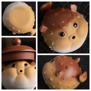Small Handmade Globefish Ceramic Cute Chinese Tea Ceremony Tea Pet