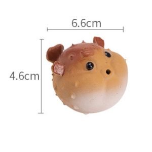 Small Handmade Globefish Ceramic Cute Chinese Tea Ceremony Tea Pet