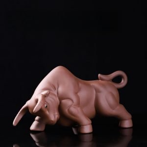 Traditional Chinese Tea Ceremony Purple Clay Cow Tea Pet Gongfu Tea Accessories