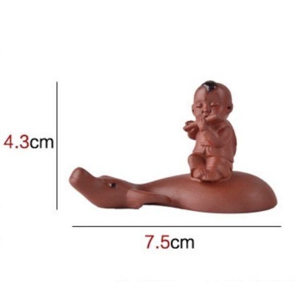 Traditional Chinese Tea Ceremony Purple Clay Cowboy Calf Antique Gongfu Tea Pet