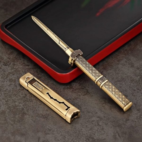 Traditional Handcrafted Best Brass Tactical Tea Ceremony Knife For Sale
