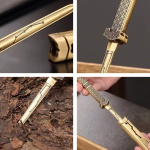 Traditional Handcrafted Best Brass Tactical Tea Ceremony Knife For Sale