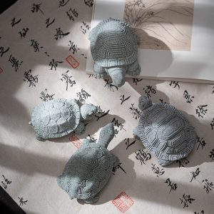 Traditional Turtle Blue Sandstone Chinese Tea Ceremony Tea Pet