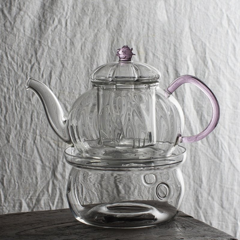 Transparent Clear Glass Vintage Tea Kettle Candle Warmer For Sale Transparent Clear Glass Vintage Tea Kettle Candle Warmer For Sale