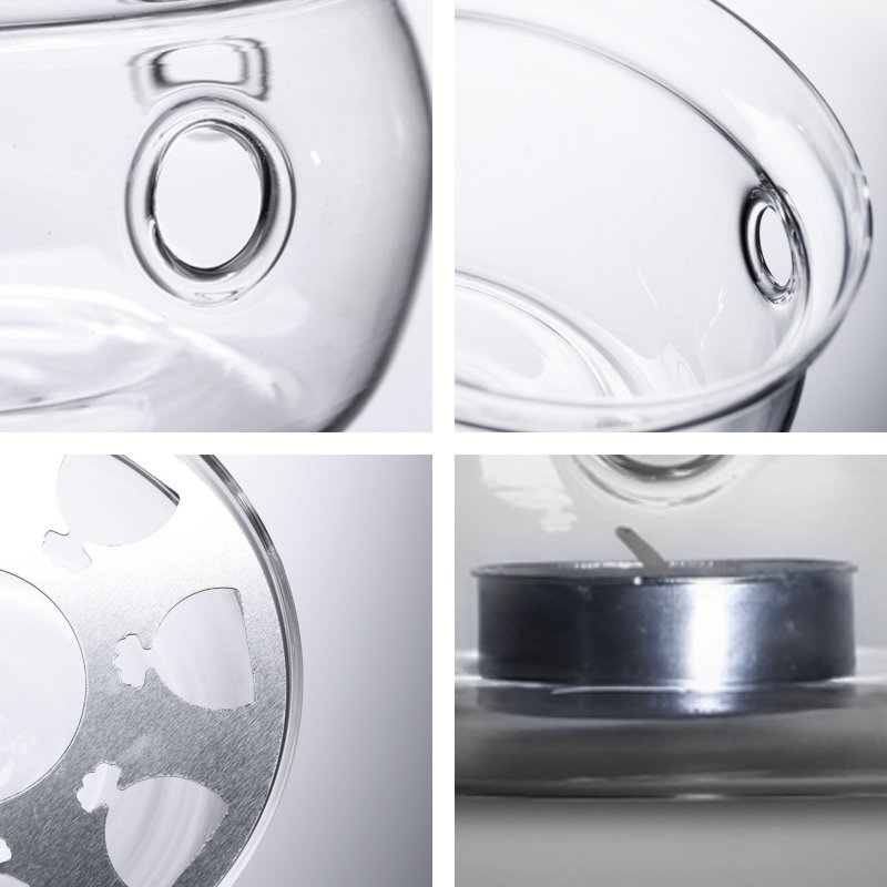 Transparent Clear Glass Vintage Tea Kettle Candle Warmer For Sale Transparent Clear Glass Vintage Tea Kettle Candle Warmer For Sale