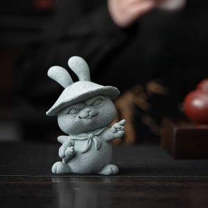 Unique Table Decorations Cute Rabbit Chinese Tea Pet For Gongfu Tea Ceremony