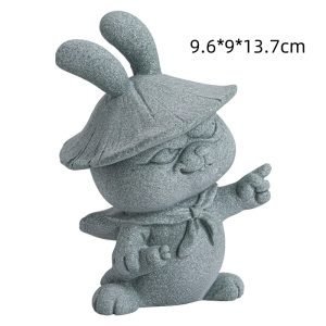 Unique Table Decorations Cute Rabbit Chinese Tea Pet For Gongfu Tea Ceremony