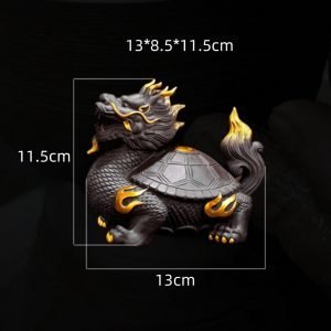Unique Vintage Zisha Dragon Turtle Chinese Gongfu Tea Pet For Tea Accessories