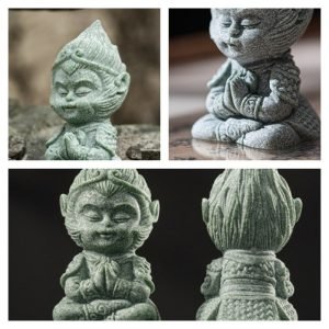 Vintage Blue Sandstone Traditional Chinese Monkey King Gongfu Tea Pet