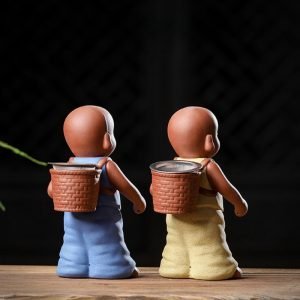 Yixing Purple Clay Creative Tea Plucking Pee Pee Boy Gongfu Tea Pet With Infuser