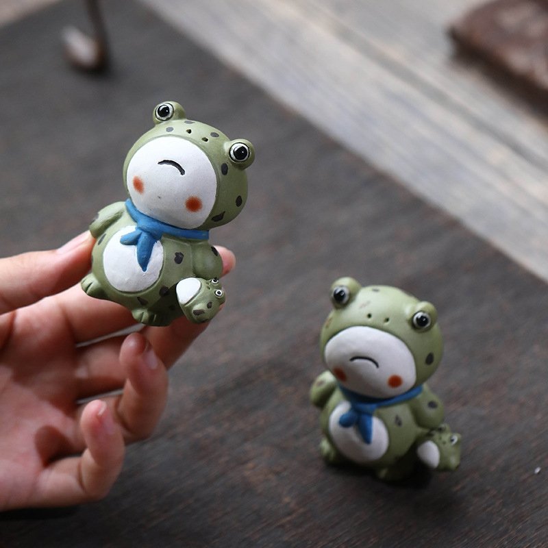 Purple Clay Creative Lucky Offspring-selling Frog Handmade Tea Pet In Chinese Gongfu Tea Accessories Purple Clay Creative Lucky Offspring-selling Frog Handmade Tea Pet In Chinese Gongfu Tea Accessories