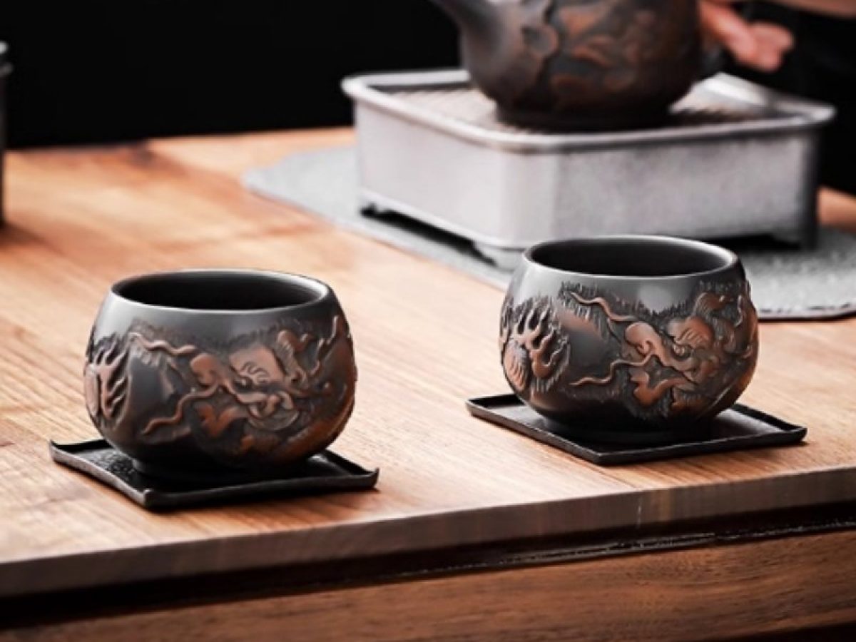 Yixing Purple Clay Zisha Tea Cups | Authentic from Yixing | Lulu