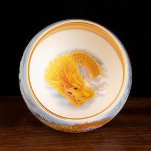 Unique Year Of The  Dragon Tea Accessories Master Gilding Tea Cup Set For Sale