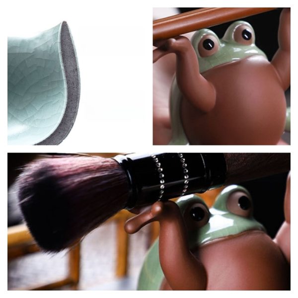 Lucky Frog Chinese Purple Clay Gongfu Tea Pet Tea Set Decoration For Sale