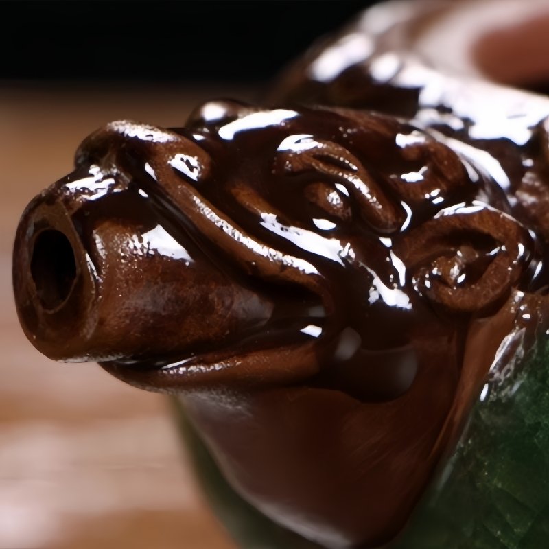 Dark Green Ice Crackle Glaze Year Of The Dragon Chinese Teapot With Dragon Spout Gongfu Tea Ceremony Teapot Dark Green Ice Crackle Glaze Year Of The Dragon Chinese Teapot With Dragon Spout Gongfu Tea Ceremony Teapot