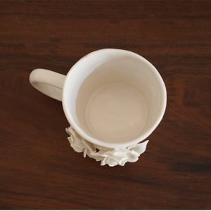 Vintage Engling Royal Albert Handcrafted Three-dimensiona Rose Bone China Tea Mug