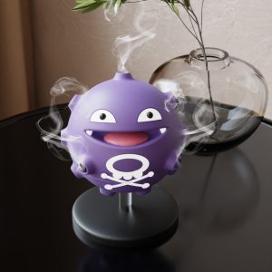 Large Cute Pokemon Koffing Incense Burner