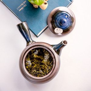 Best Black Handmade Vintage Japanese Ceramic Teapots Kyusu For Sale