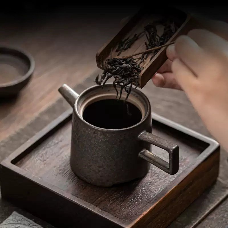 Best Rust Iron Glaze Traditional Antique Japanese Ceramic Tea Pot Set For Sale Best Rust Iron Glaze Traditional Antique Japanese Ceramic Tea Pot Set For Sale