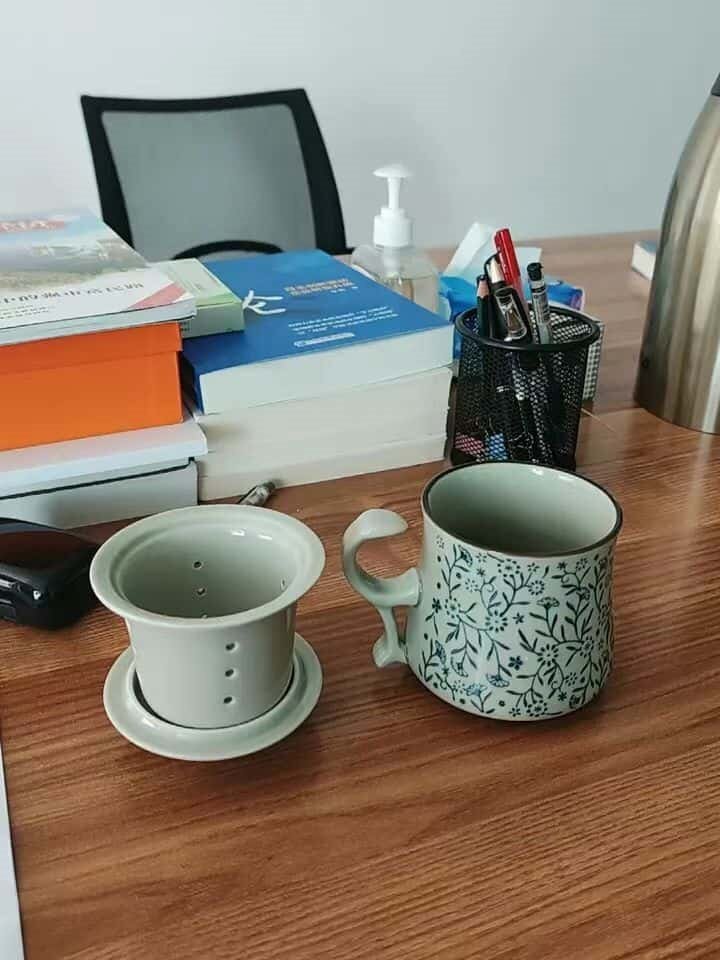 I Got This Blue And White Porcelain Tea Mug For Myself Because I Wanted Something A Bit More Special For My Morning Tea